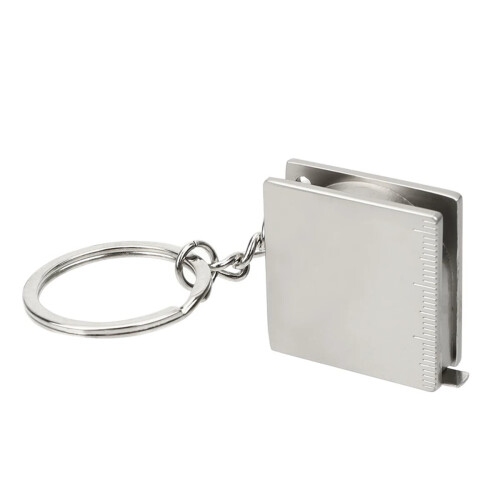 DIY Hand Gauging Key Ring Pull Ruler Tape Measure Keychain Measuring Tools Retractable Ruler Measure Range 70-80cm 2