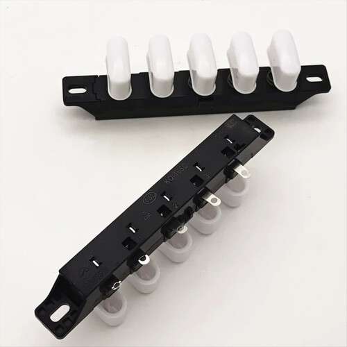 1PCS 5-Key Fan Switch with 4-Speed Control Solderable Piano Button Switch for Floor/Table Fan Maintenance 1