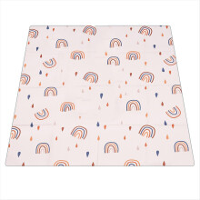 Mat for Under High Chair/Arts/Crafts Washable Waterproof Anti-Slip Floor Splash Mat Portable Children'S Play Mat A