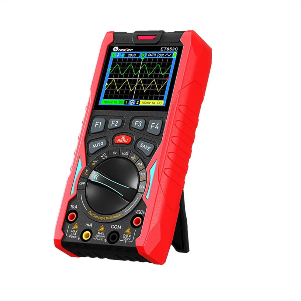 Et853c 2Ch Oscilloscope Multimeter Signal Generator 70Mhz Bandwidth 20000 Counts For Car Electrician Tools 4852352373815