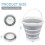 Foldable Buckets - 10L Capacity for Camping, Car Washing, Gardening, Multi-Purpose Use 2-Pack 4