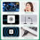 4K Document Camera with Autofocus Microphone Three-Level LED Fill Light Plug and Play Ideal for Teachers, Students 4