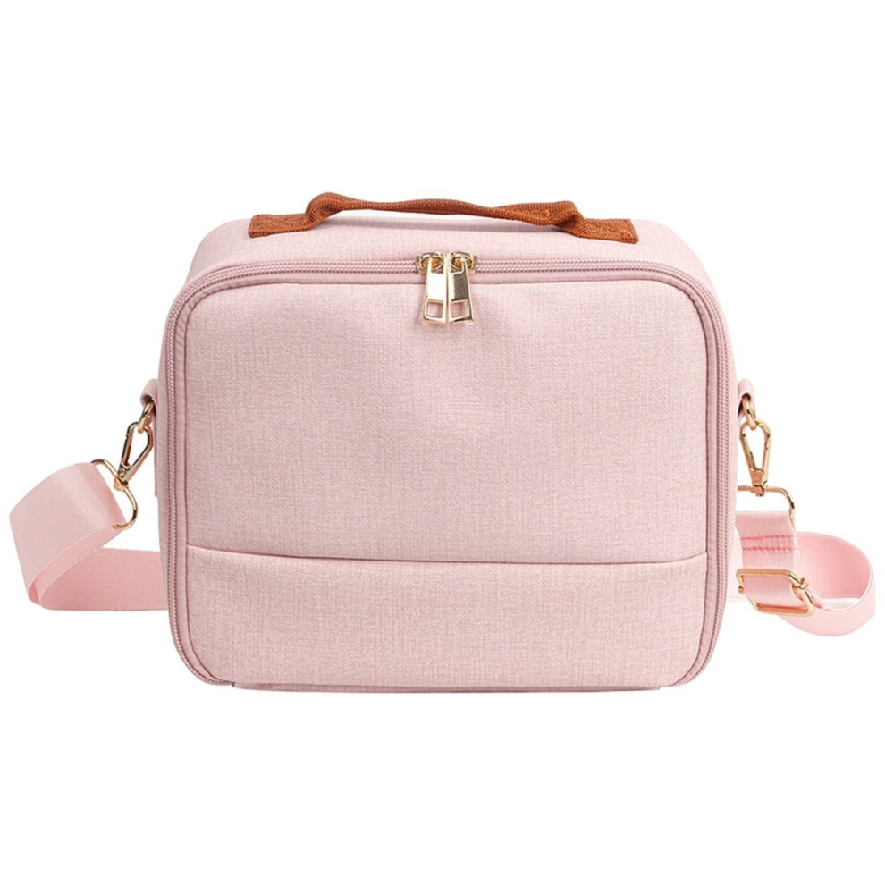 Multifunctional Outdoor Camera Bag For Camera Quilted Shoulder Bag Crossbody Digital Camera Case-Bag Pink 4852352302853