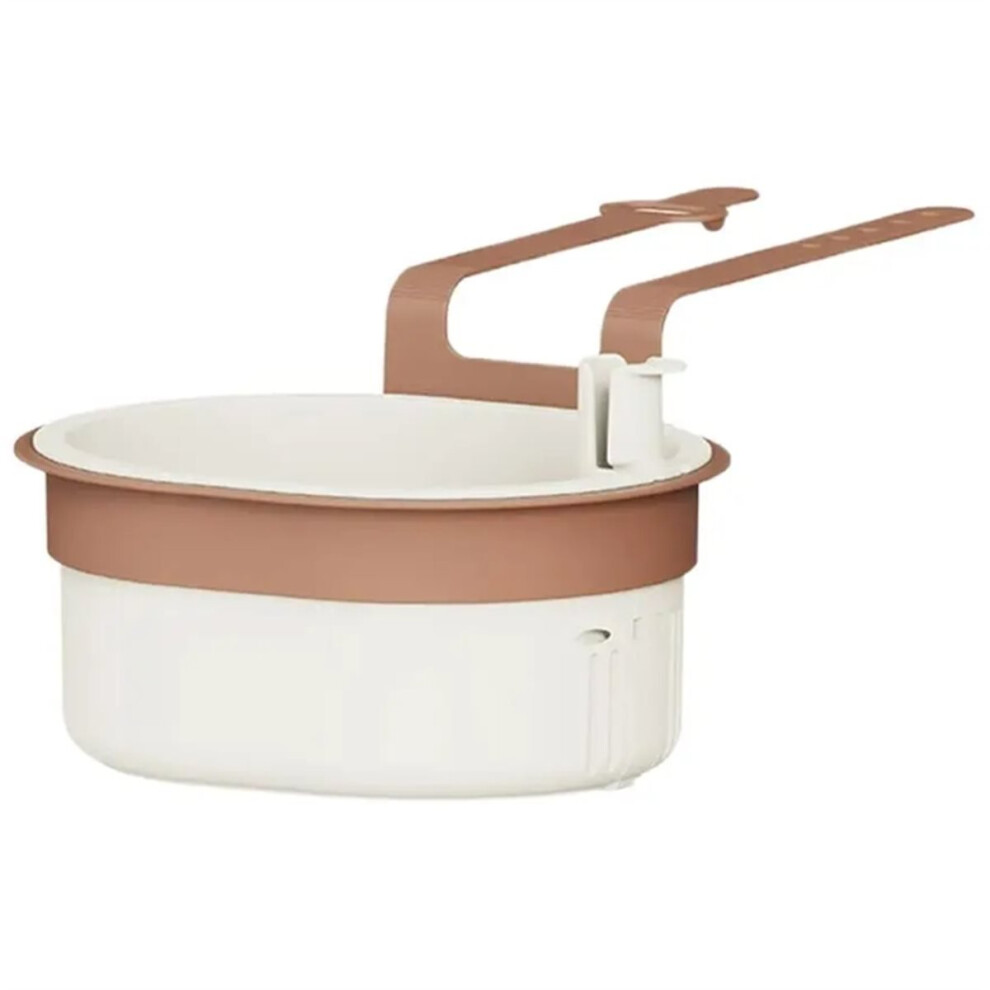 Sink Hanging Strainer Basket Openable Bottom Cover Detachable, Multifunctional Drain Garbage Filter Kitchen Bas White 4852352309180