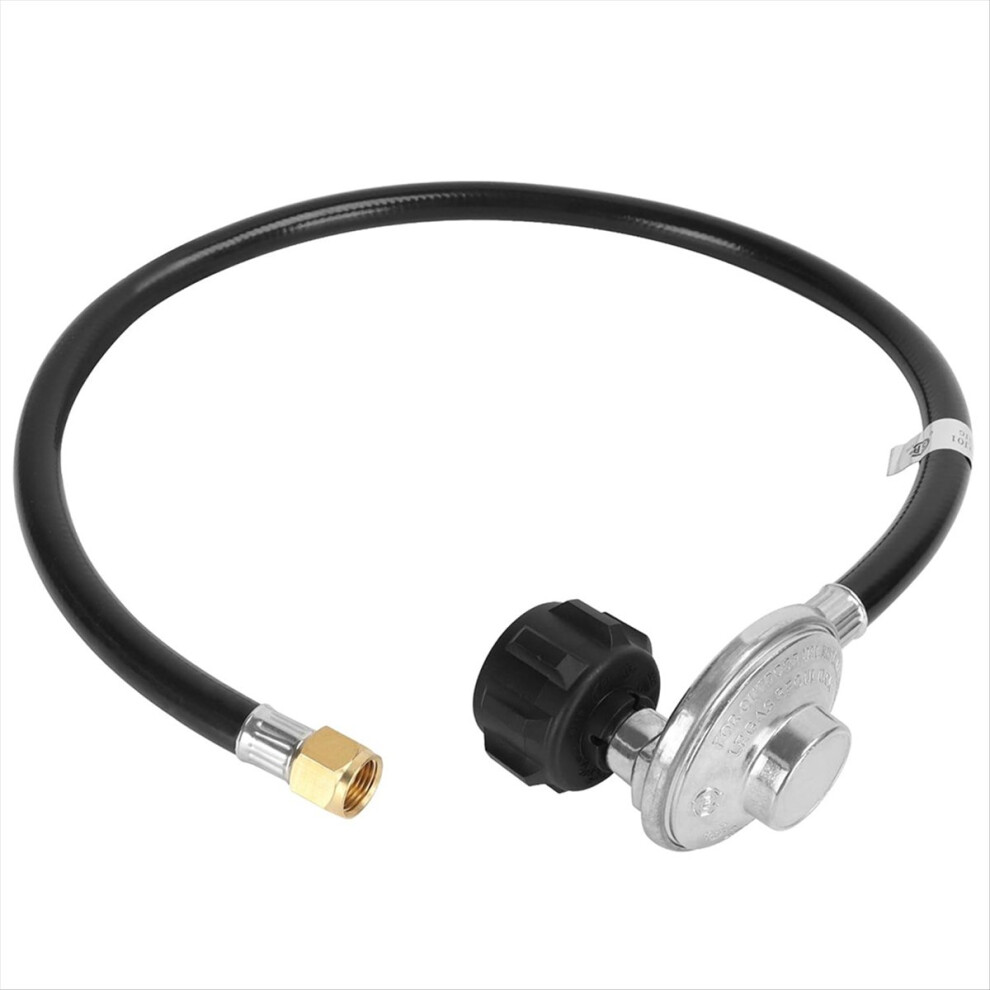 3.5Ft Propane Adapter Hose And Regulator,Propane Lpg Pressure Reducing Valve Universal Propane Adapter For 5-40 Lb Tanks 4852352354685