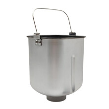 Household Bread Machine Replacement Bucket Non-Stick Coating Bread Bucket & Mixing Blade Bread Machine Baking Bucket
