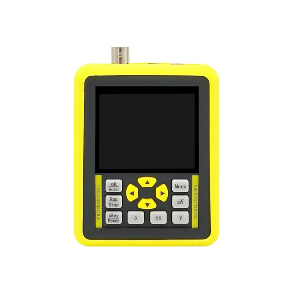 120M 2.4-Inch Screen Digital Oscilloscope 120Mhz Analog Bandwidth Support Signal Generator Handheld Yellow 4852352313224
