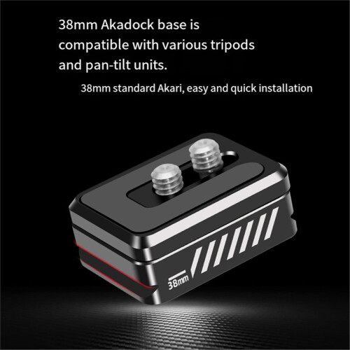 Mini Quick-Release Plate Clamp 38mm Quick Switch Kit for Arca DSLR Camera Stabilizer Tripod Ball Head Monopod 2