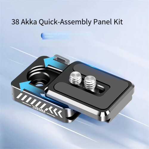 Mini Quick-Release Plate Clamp 38mm Quick Switch Kit for Arca DSLR Camera Stabilizer Tripod Ball Head Monopod 1
