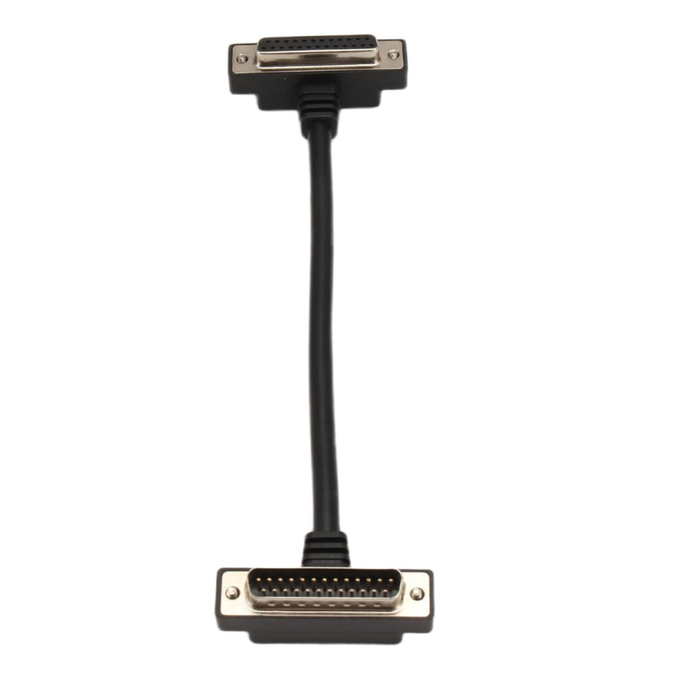 Up Down Angled Low Profile Db25 Male To Female Extension Cable Right Angled Slim Db25pin Changer Connector Printer Cable 4852352310629