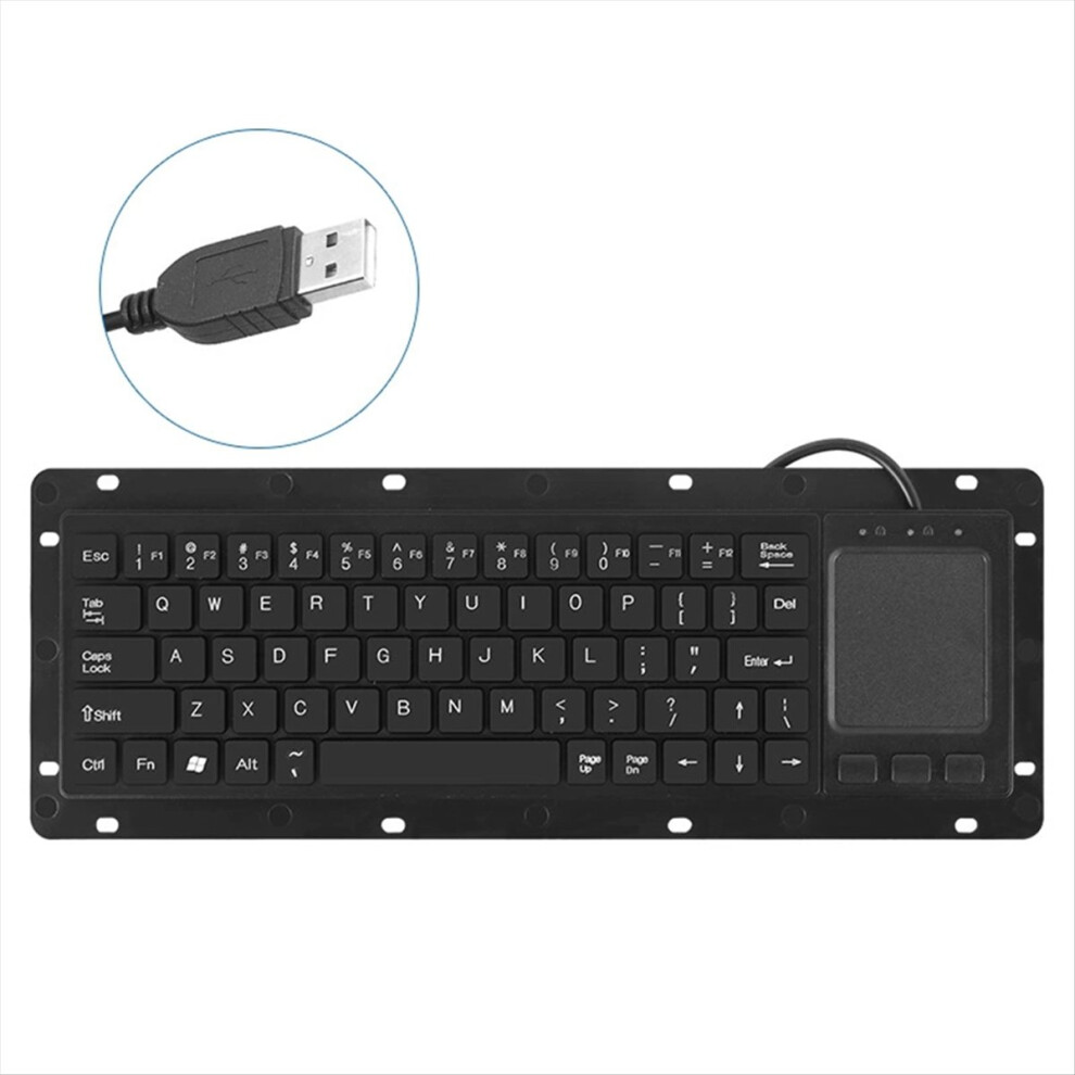 Industrial Usb Touch Board Keyboards With Touchpad And High Durability Trackpad For Medicals And Security Systems 4852352381810