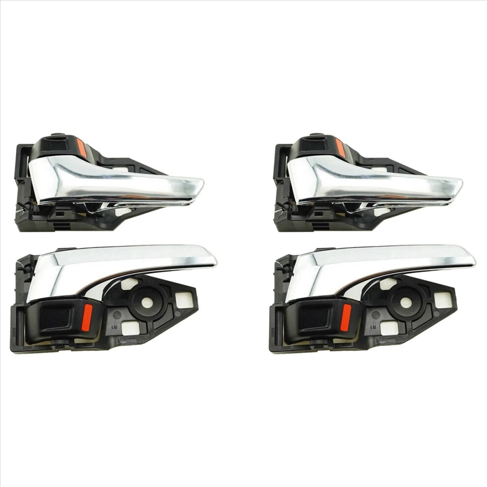 4X Car Inner Front Doors Handle For Fortuner 2015-2019 69205-0K110-C0 69206-0K110-C0 Light 4852352322776