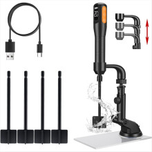 Resin Mixer,with Adjustable Stand-3 Speeds&Smart Timer Minimize , Epoxy Resin Mixing Tools with 4 Paddles for DIY