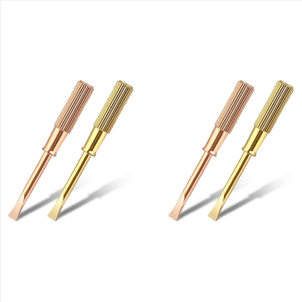 4 Pcs Bracelet Screwdriver Titanium Steel Mini Screwdriver Jewelry Repair Tools Slotted Screwdriver Suitable For Repair 4852352321632