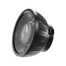 -80 Mini Fresnel Len 9 Time Brighter Effect Fresnel Spotlight Attachment with Mini Adapter Ring for S100 W120B CX100 A