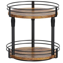 Organizer-Spice-Rack, 2-Tier Rotating Spice Organizer for Kitchen-Cabinet-Countertop-Pantry, Turntable Seasoning Holder