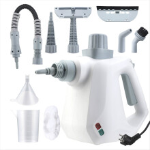 Handheld Pressurized Steam Cleaner with 9 Attachments Multi- Steamer Deep Cleaning & Stain Removal EU Plug