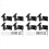 8 Pcs Adjustable Handrail Brackets, Stair Railing Brackets , Hand Rail Brackets for Stairs, Wall Mounted Brackets 1