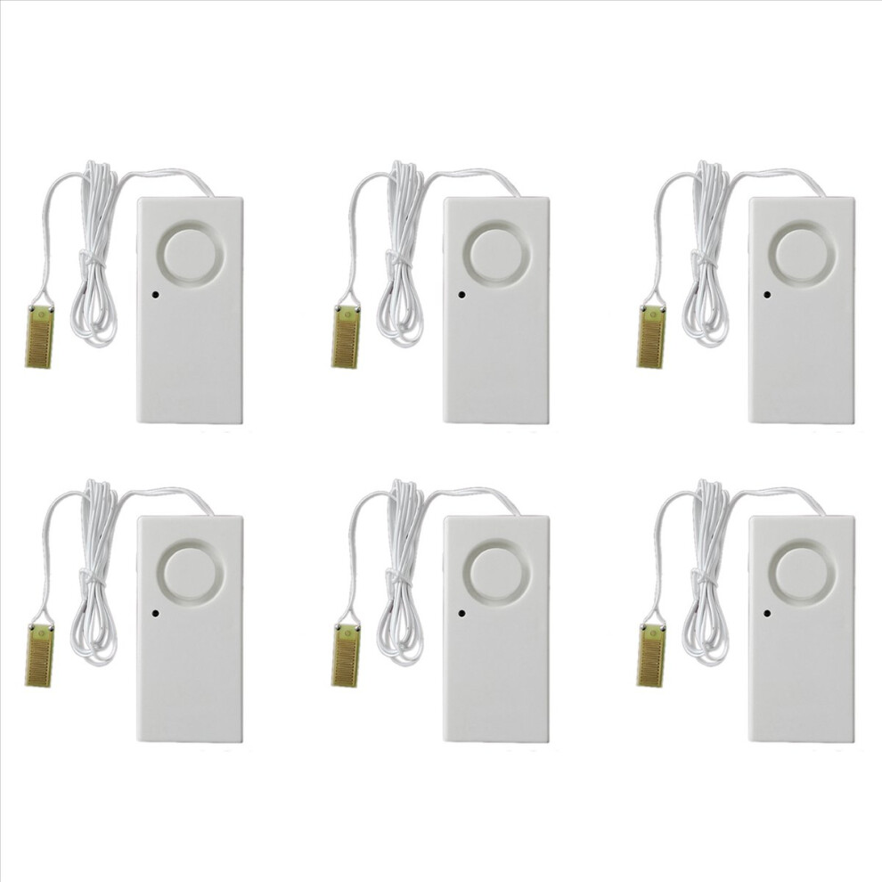 6X Home Alarm Water Leakage Spot Alarm Detector Water Leak Sensor Detection Flood Alert Overflow 4852352325210
