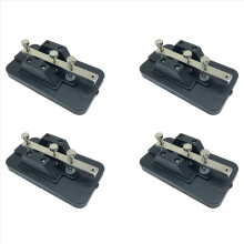 4X Morse Code Manual CW Keys Teaching Telegraph Practitioner with Buzzer Shortwave Radio Accessories