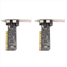 2X PCI to 2 Ports Ps2 Adapter Card Ps/2 Pci Card Pci Ps2 Card Without USB for Keyboard Mouse Combo Adapter Card