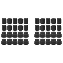 40Pcs R134A Air Conditioning Service AC System Charging Port Caps Car Charging Port AC System Caps Accessories
