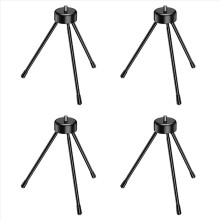 4X Mini Metal Tripod, Desktop Tripod with 1/4 Inch Screws, Suitable for Projectors and All Cameras