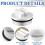 2Pcs 9 Inch Above Ground Pool Skimmer Guard with 2Pcs 1.5inch Threaded Pool Spa Return Line Winterizing Plug 4