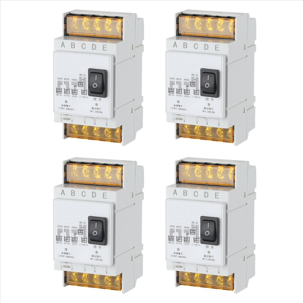 4X Fully Automatic Water Level Controller Switch 25A 220V Water Tank Liquid Level Detection Sensor A 4852352333253