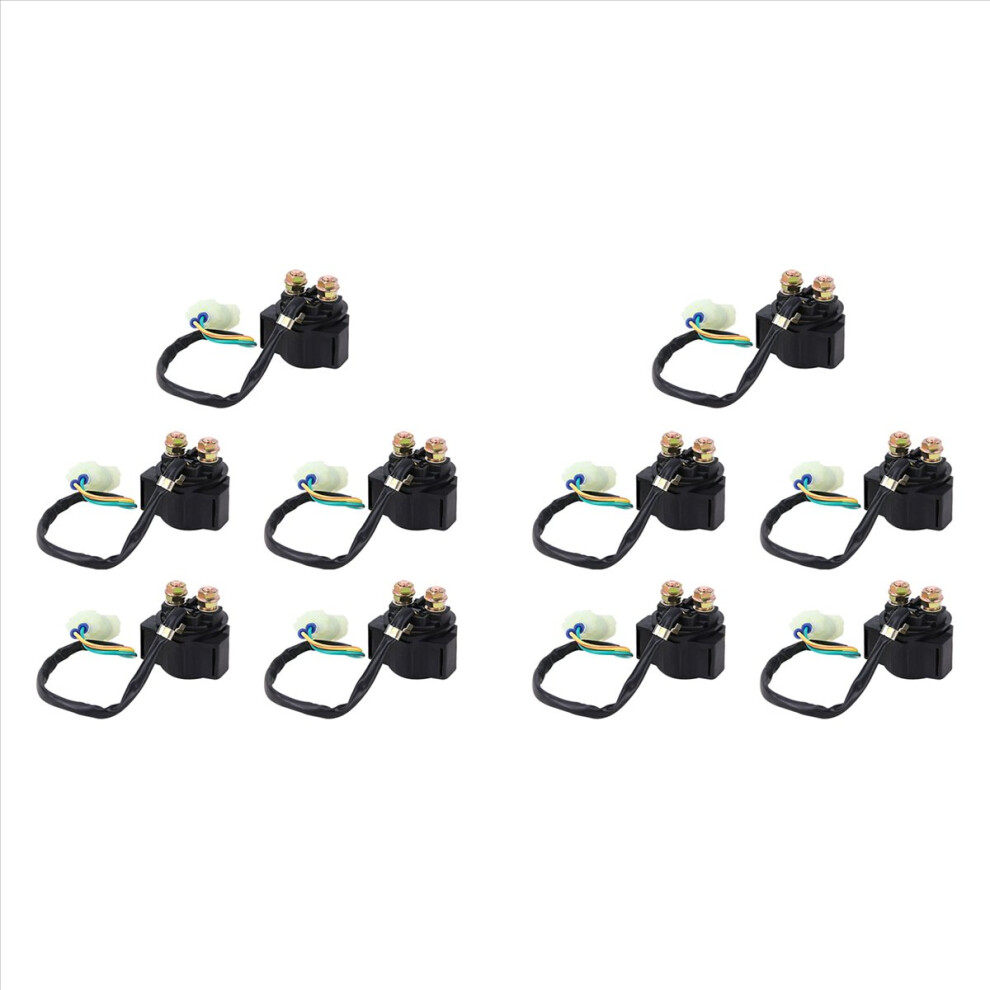 10X Solenoid Relay For Atv Recon 250 250Te 250Tm 2005-2020 35850-Hm8-B00 Accessories 4852352338845