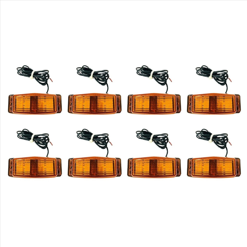 8X Front Grill Led Marker Lamp For Man Truck Lorry Front Double Burner Indicator S A Light 4852352334700