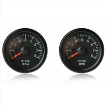 2pcs 52MM Electrical Tachometer 0-8000 RPM 2inch RPM Tacho Meter for 2 3 4 5 6 8 Cylinder Gasoline Engine Car Boat Yacht