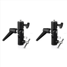 2X Umbrella Swivel Holder Bracket 1/4 Inch 3/8 Inch for Studio Photo Speedlight Light Stand Photo Studio Accessories