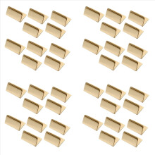 Place Card Holders Brass 40Pcs Wide Size Vintage Table Card Holder Antique Small Table Card Stands Memo Price Tags