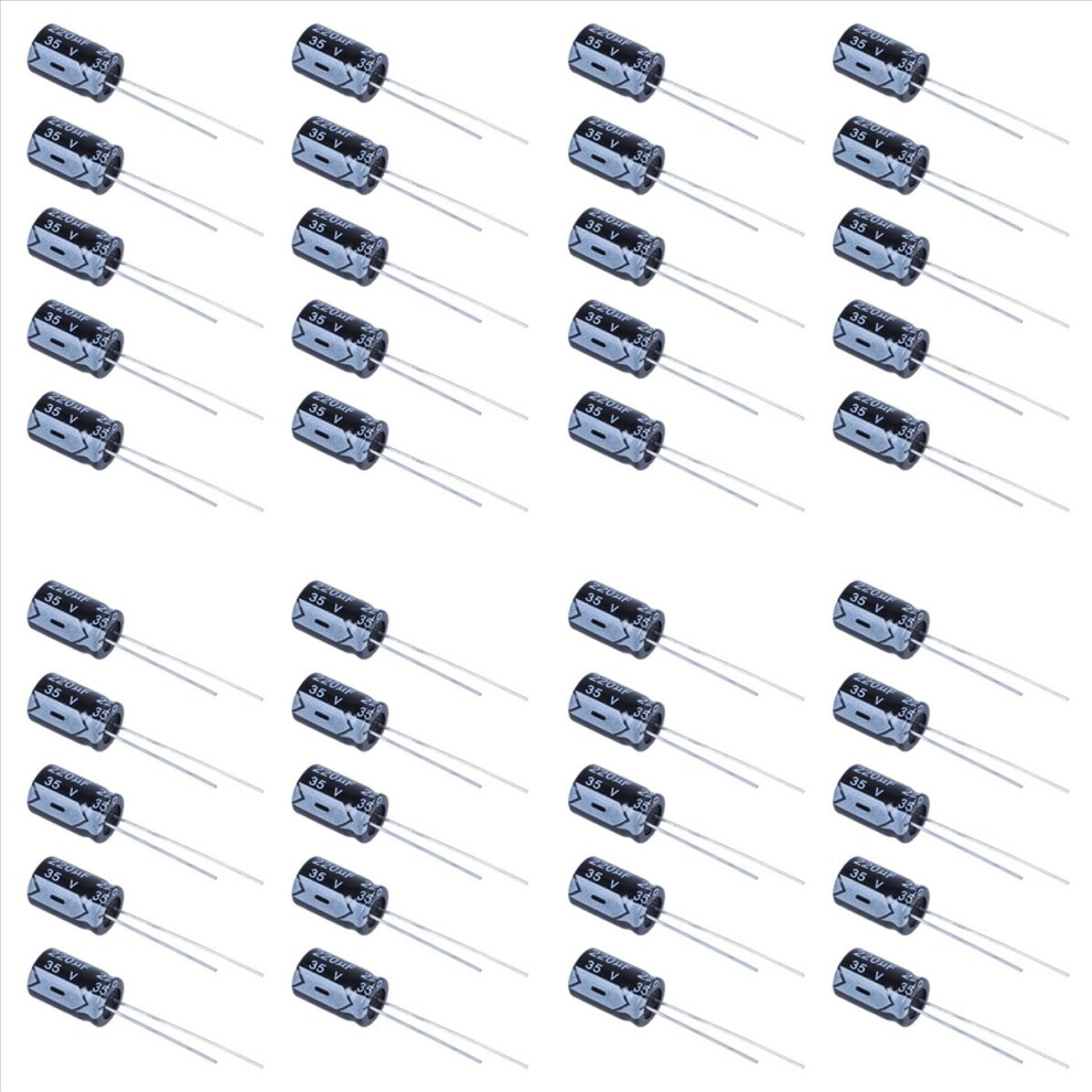40 X 220Uf 35V 105C Radial Electrolytic Capacitor 8X12mm 4852352346154