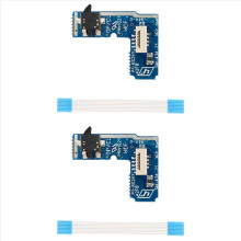 2Pcs Power Switch PCB Board Power on Off Reset Switch Board with Flex Ribbon Cable for PS2 SCPH 70000 75000 77000 79000