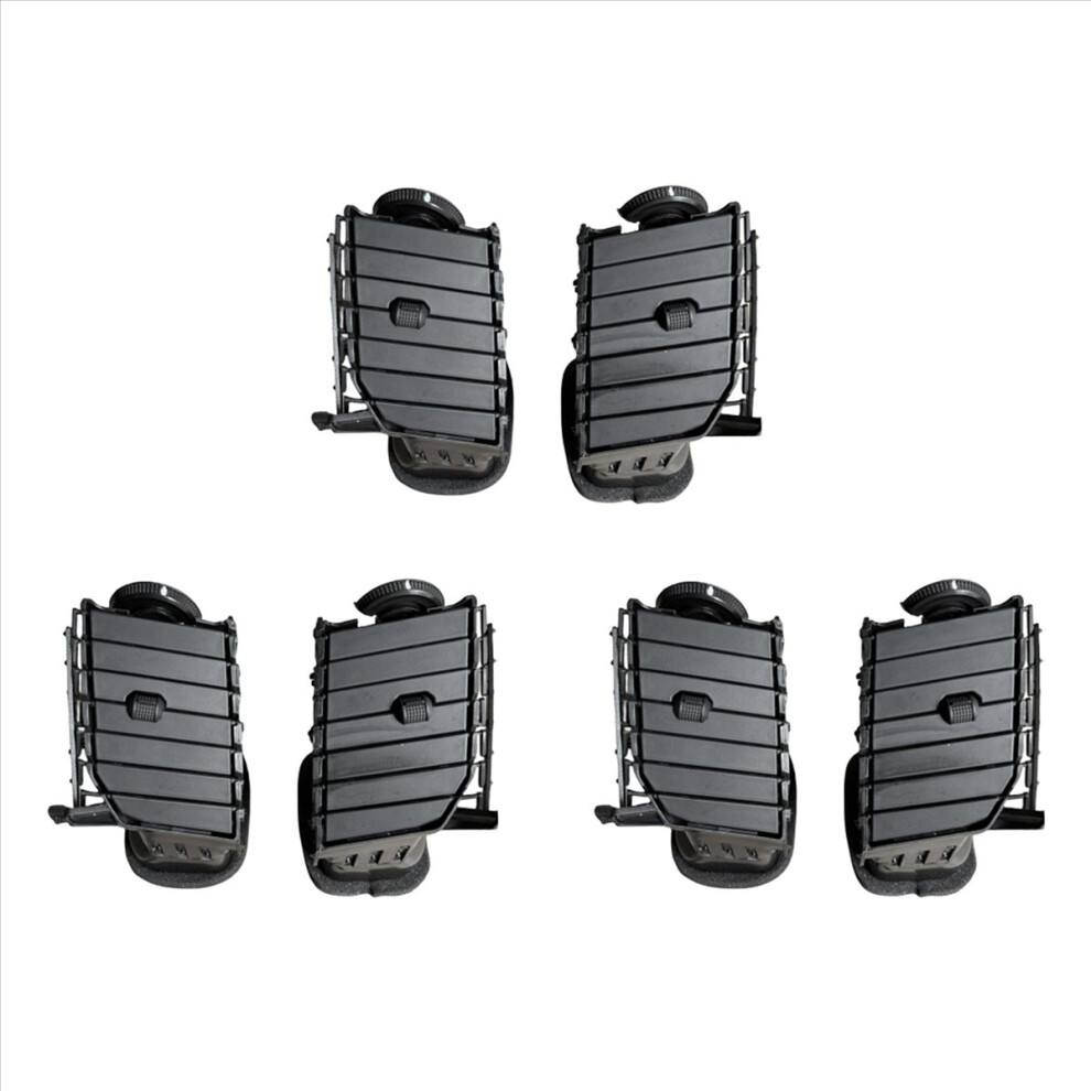 6X Car Front Central Dashboard Panel Left Right Air Vent Outlet Assembly For 2004-2015 A/C Air Vent Outlet 4852352321441