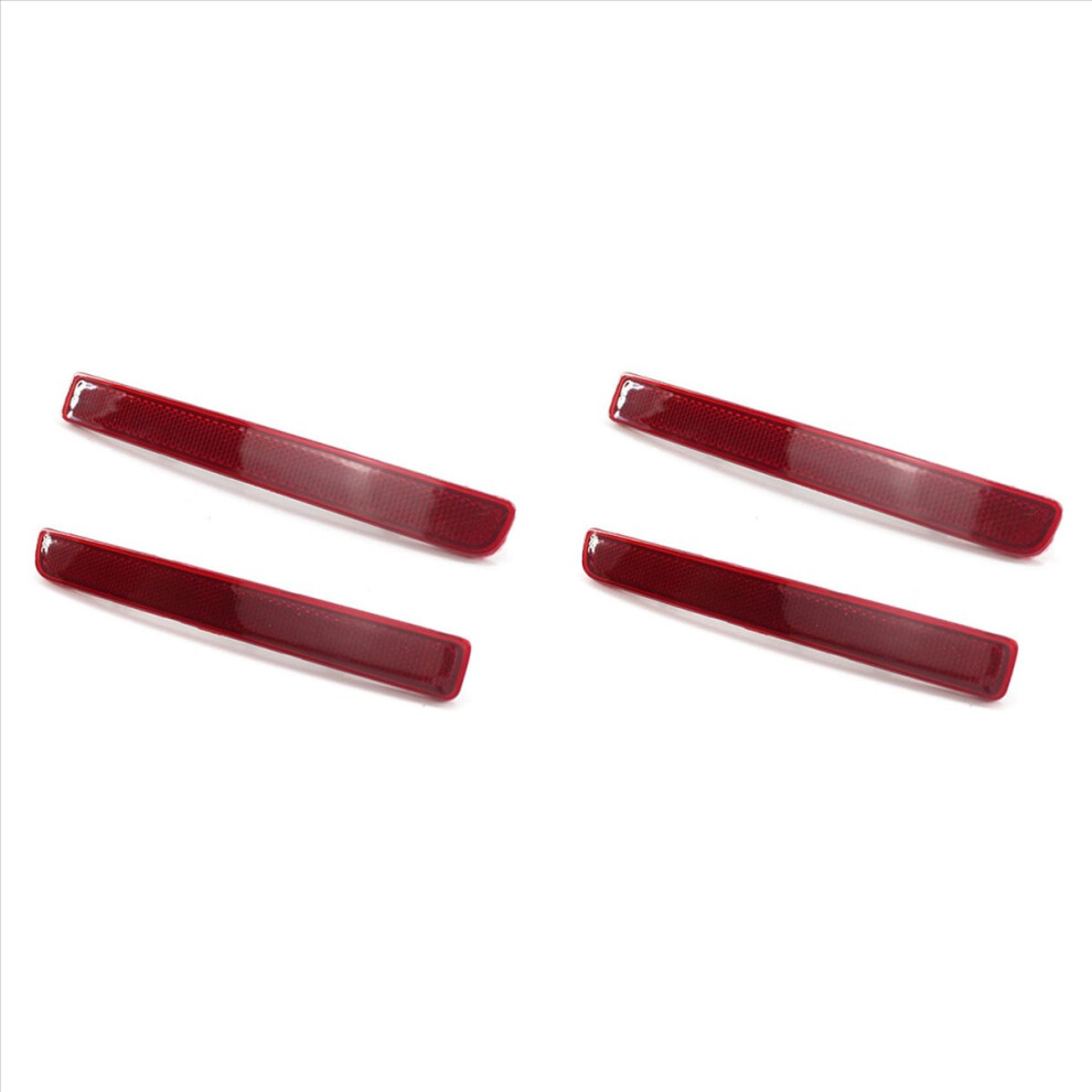 4X Car Auto Lens Rear Brake Rear Bumper Corner Reflector Tail For 3 4 Range Red/Light 4853796316642
