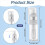 4 Pcs Glitter Duster Sprayer Transparent Craft Glitter -Bottle Empty Multi-Purpose Empty Plastic -Bottle 50ml 2