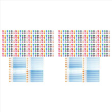 672 Pcs Mini Acrylic Paint Set 48 Set 12 Colors Acrylic Paint Strips 96Pcs Painting Brushes for Kids Adults (3ml)