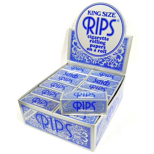 Rips Rolling Paper - Blue Xtra Thin King Size 24 Packs