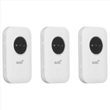 3X LTE 4G 5G Modem Router, 300Mbps Hotspot Up to 10 Devices, SIM Card Slot, 2100mAh Battery, for Travel, Business Trip