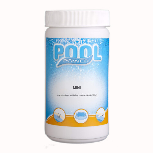 Chlorine Tablets- Slow Dissolving Stabilised chlorine 20g tablets- 1Kg (Mini - 90/20)