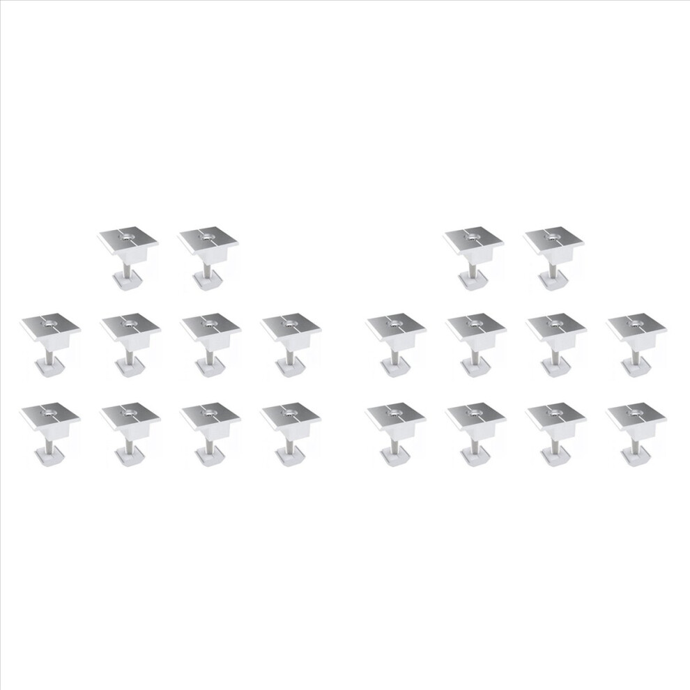 20Pcs Solar Clamp Adjustable Solar Panel Bracket Clamp Wide Photovoltaic Support For Solar Panel System 30Mm 4853796318523