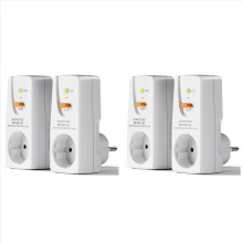 4pack 16A Gfci Leakage Protection Plug Rcd Socket Home Circuit Breaker Cutout Switch Personal Protection Plug EU Plug