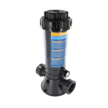 STEINBACH Chlorine dosing lock, only for chlorine long-term tablets, plastic, connection 1.5 inch internal thread, 079030