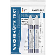 BMUT Water Hardness Test Kit - WH-1-2er - 1 Count - EDTA-based Reactive Substrate - German Hardness Range 0-30 ?dH - Check Limescale - 2 x 15 ml