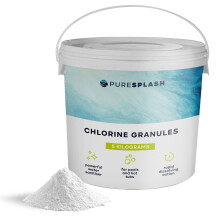 ???? ??????! 5kg stabilised Chlorine Granules for Large Pools & Hot Tubs ? Pool Chemicals for Water Clarity & Hygiene | Sanitiser for Paddling,