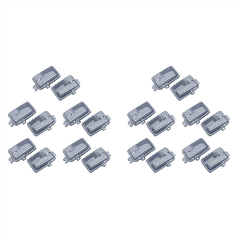 20X Interior Inner Door Handle Left Right For Kb Pickup 1988-1995 8971506463 8971506473 Grey 4853796321264