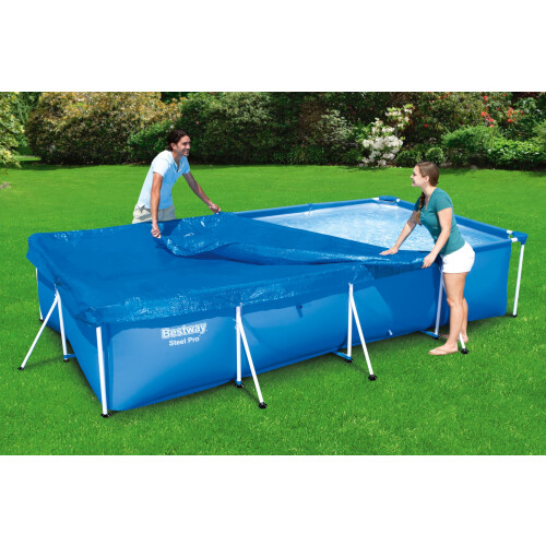Bestway Sicherheitsabdeckung für Bestway 58107 / 24 Pool Schwarz 1